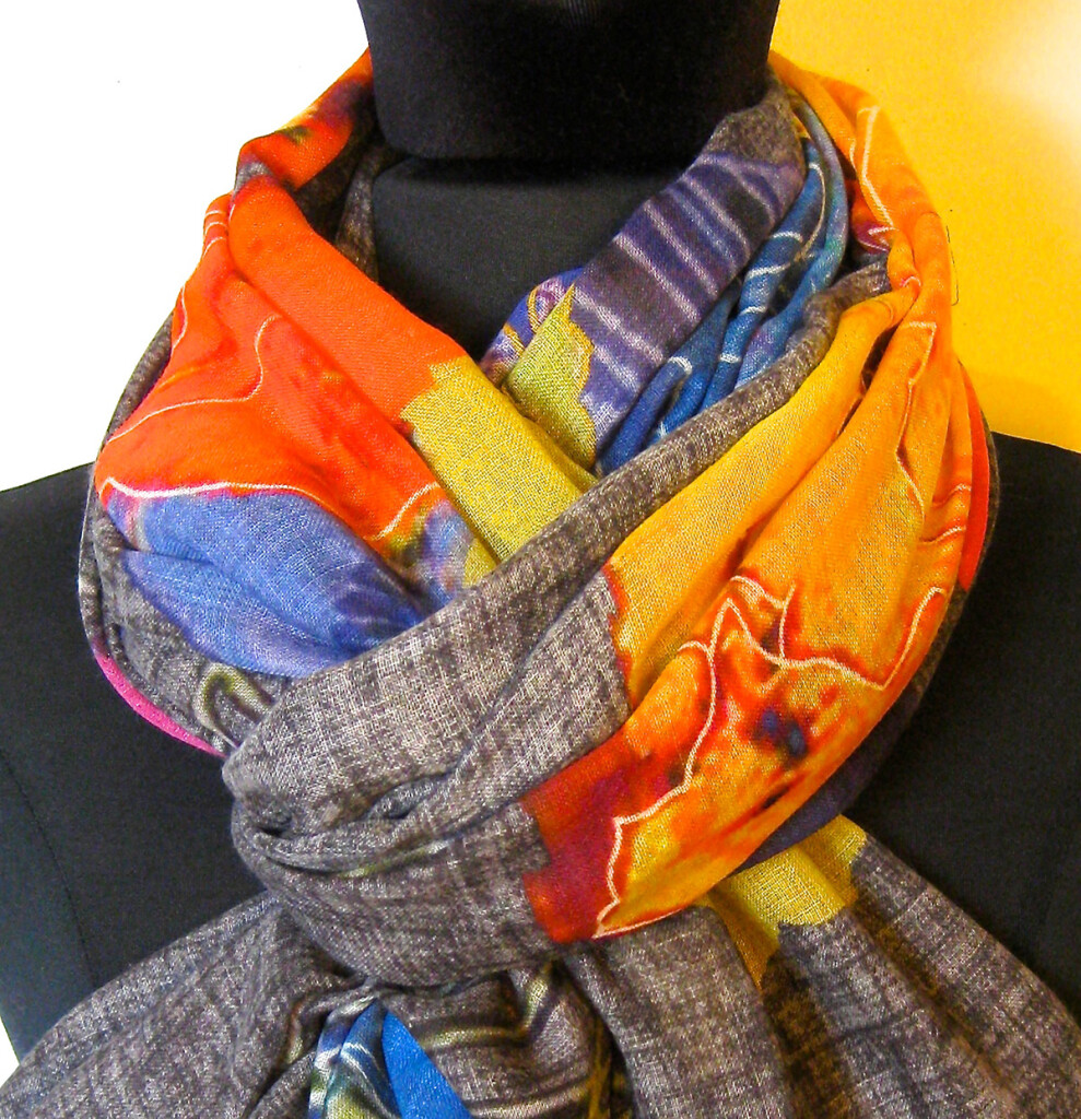 Tørklæde, Sjal i silke og uld. Samarkand har stort udvalg af tørklæder i silke, uld mm.